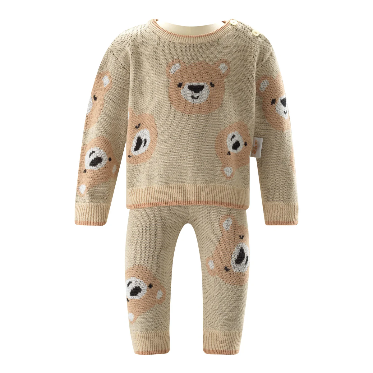 Teddy Knit Sweater Set