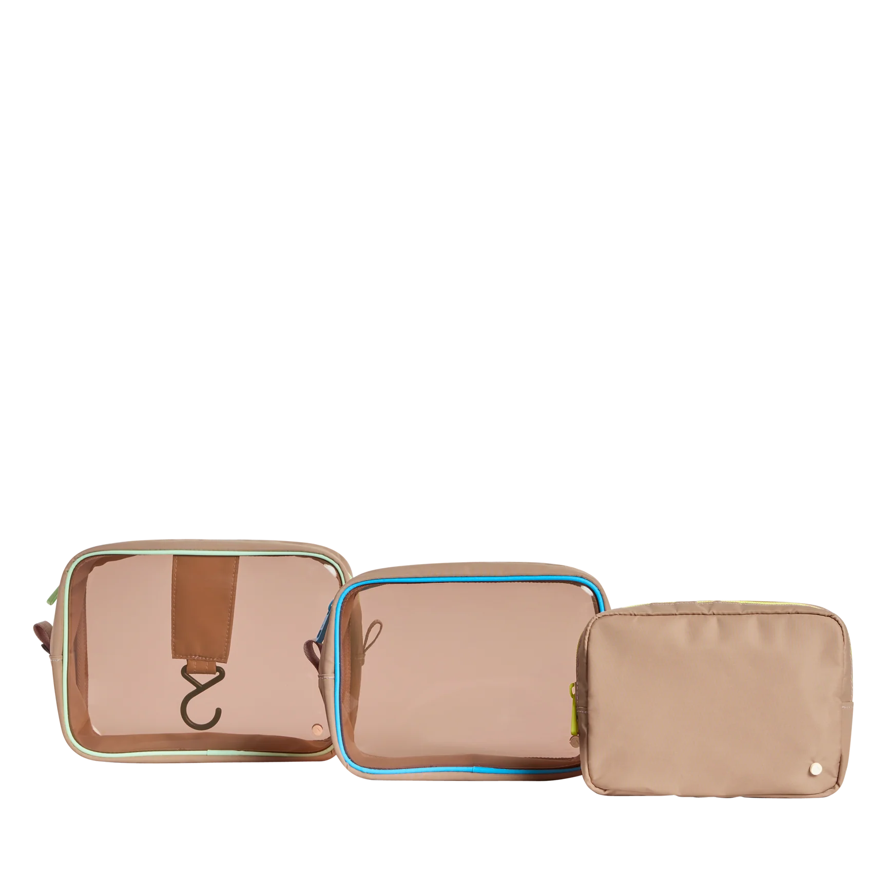 State X Loveshackfancy travel pouches