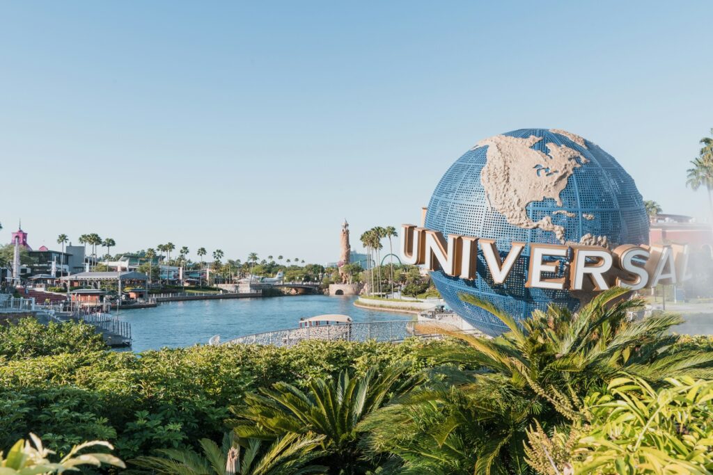 Orlando resort image showing the Universal logo.